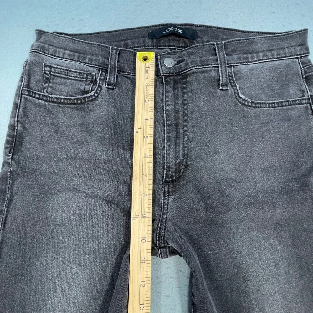 Joe's Jeans Black Faded High Rise Skinny Ankle Jeans Women Size 31